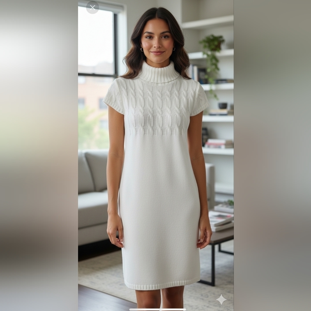 NWT Say what sweater dress cowl neck size medium